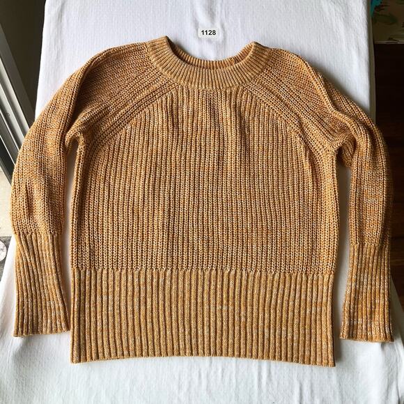 Universal Thread Women Long Sleeve Scoop Neck Knit Sweater size S,Mustard Yellow - Picture 1 of 7